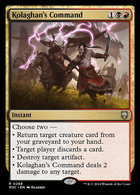 Mandato de Kólagan — Modern Horizons 3 Commander