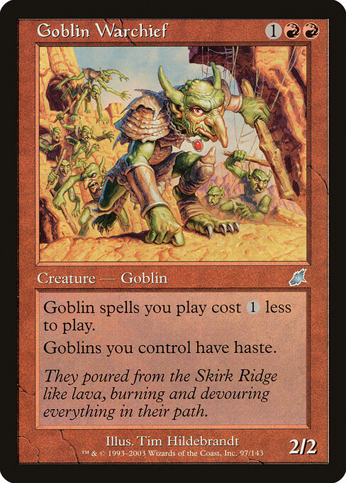 Carta Jefe de guerra trasgo — Scourge · SCG · #97
