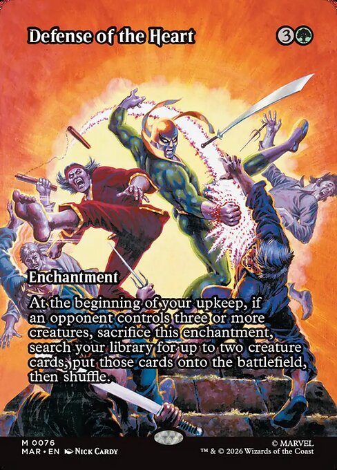 Defensa del corazón — Marvel Universe