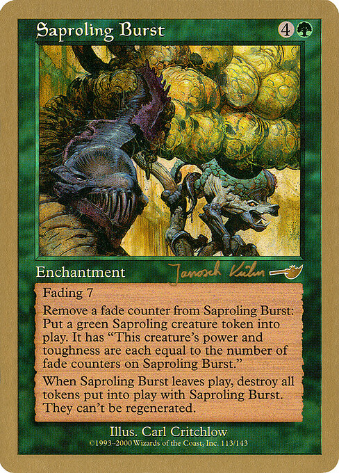 Carta Estallido de saprolines — World Championship Decks 2000 · WC00 · #jk113