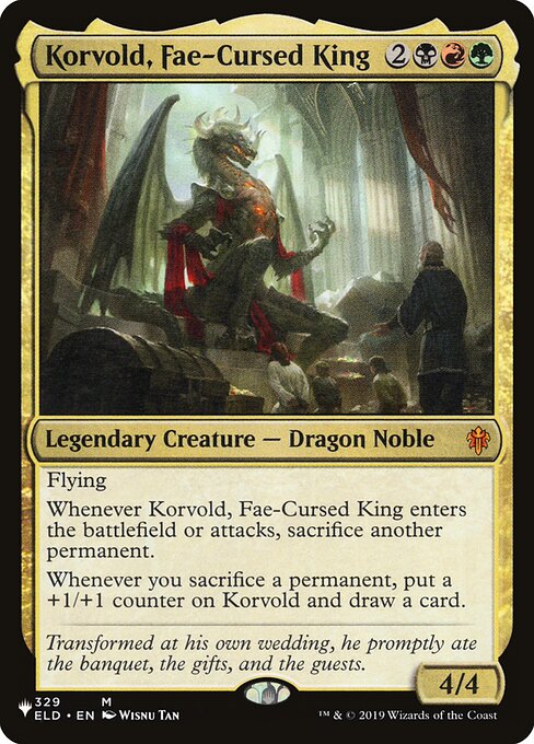 Korvold, rey maldito por las hadas — The List