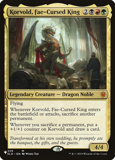 Korvold, rey maldito por las hadas — The List