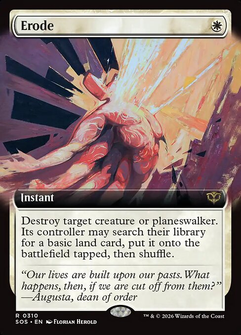Carta Corroer — Secrets of Strixhaven · SOS · #310