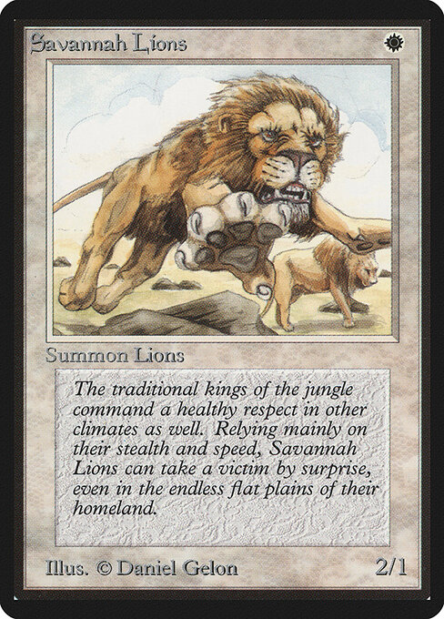 Leones de la sabana — Limited Edition Beta