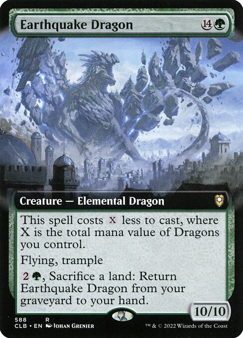 Dragón sísmico — Commander Legends: Battle for Baldur's Gate