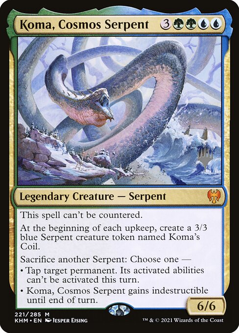 Koma, la Serpiente Cósmica — Kaldheim Promos