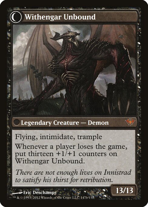 Elbrus, the Binding Blade // Withengar Unbound (cara trasera)