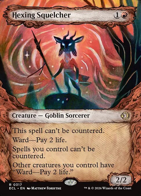 Carta Suprimidora maléfica — Lorwyn Eclipsed · ECL · #317