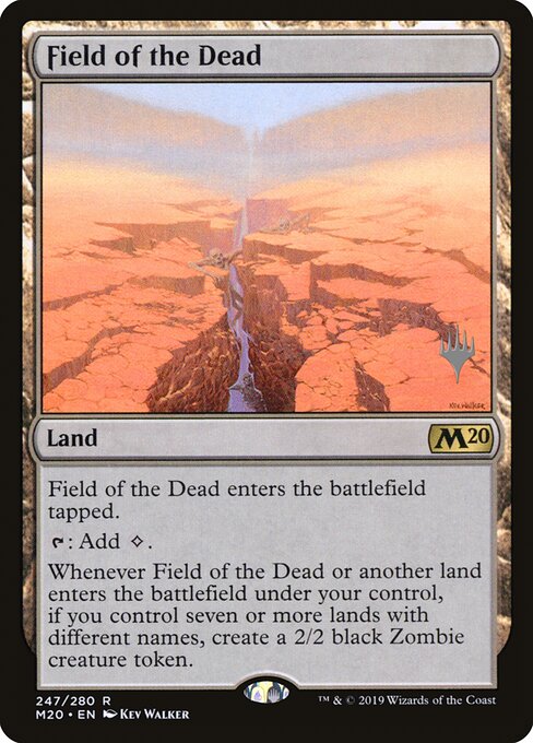Carta Cañón de los muertos — Core Set 2020 Promos · PM20 · #247p