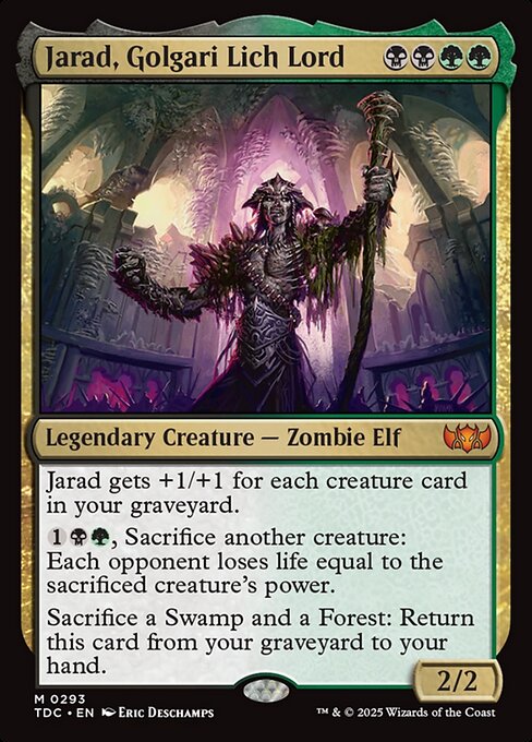 Jarad, señor liche golgari — Tarkir: Dragonstorm Commander