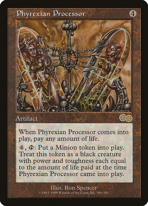 Carta Procesador pirexiano — Urza's Saga · USG · #306