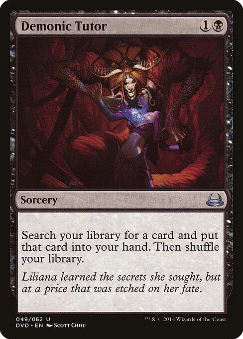 Tutor demoníaco — Duel Decks Anthology: Divine vs. Demonic