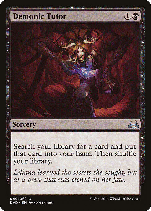 Tutor demoníaco — Duel Decks Anthology: Divine vs. Demonic