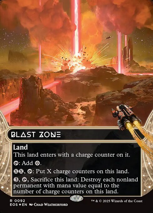 Carta Zona de explosión — Edge of Eternities: Stellar Sights · EOS · #92