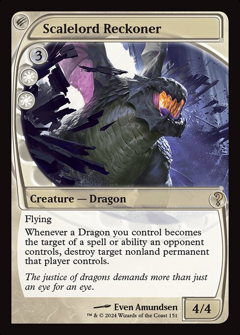 Carta Señor de escamas vengador — Mystery Booster 2 · MB2 · #151