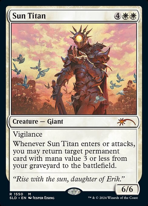 Carta Titán solar — Secret Lair Drop · SLD · #1550
