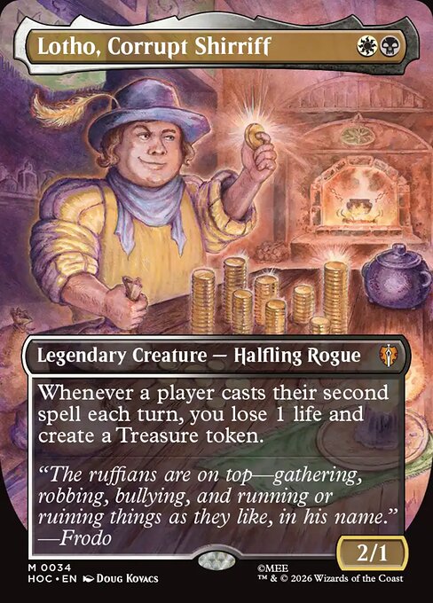 Lotho, oficial corrupto — The Hobbit Eternal