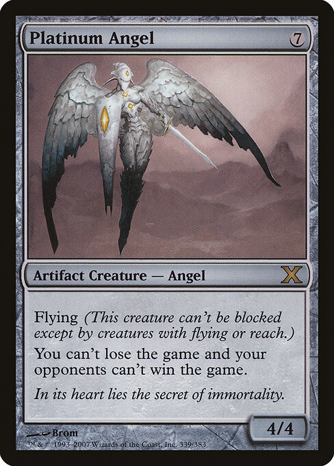 Ángel de platino