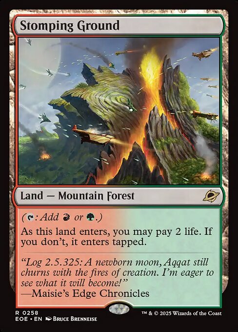 Carta Terreno aplastador — Edge of Eternities · EOE · #258