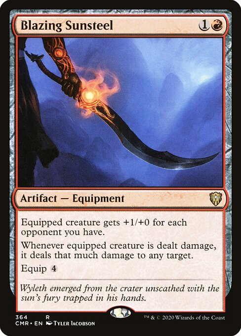 Carta Acerosolar ardiente — Commander Legends · CMR · #364