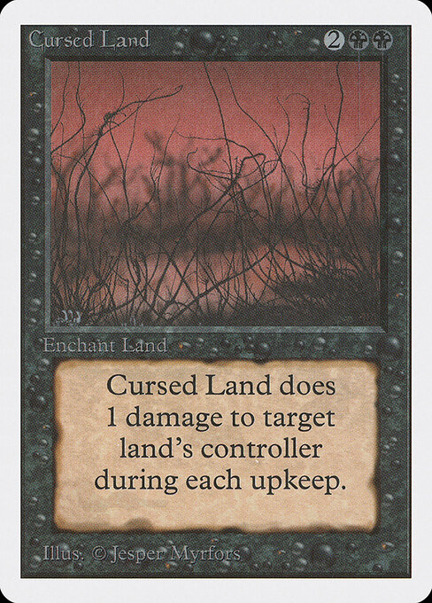 Carta Tierra maldita — Unlimited Edition · 2ED · #98