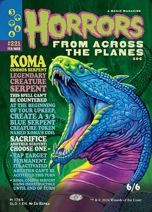 Koma, la Serpiente Cósmica — Secret Lair Drop