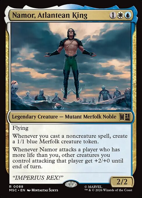 Namor, rey de los atlantes — Marvel Super Heroes Commander