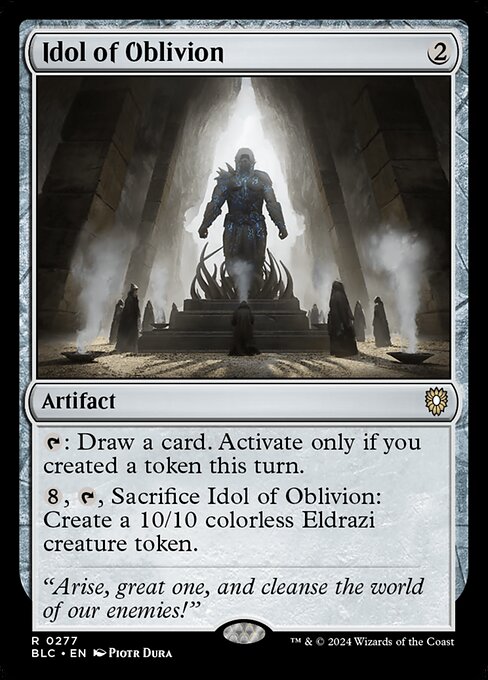 Ídolo del olvido — Bloomburrow Commander