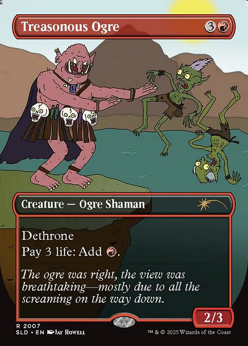 Treasonous Ogre — Secret Lair Drop