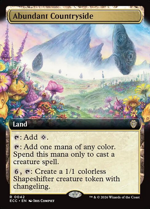 Carta Campo abundante — Lorwyn Eclipsed Commander · ECC · #42