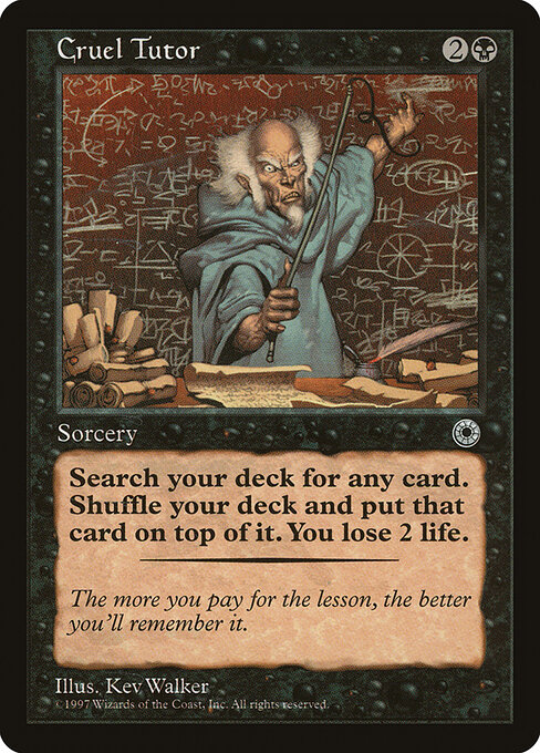 Tutor cruel — Portal