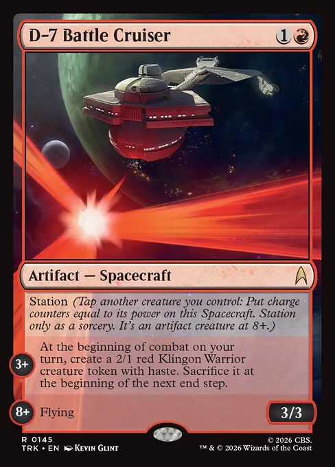 Carta D-7 Battle Cruiser — Star Trek · TRK · #145