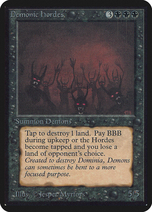 Demonic Hordes — Limited Edition Alpha