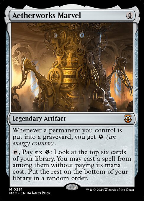Carta Maravilla depuradora de éter — Modern Horizons 3 Commander · M3C · #281