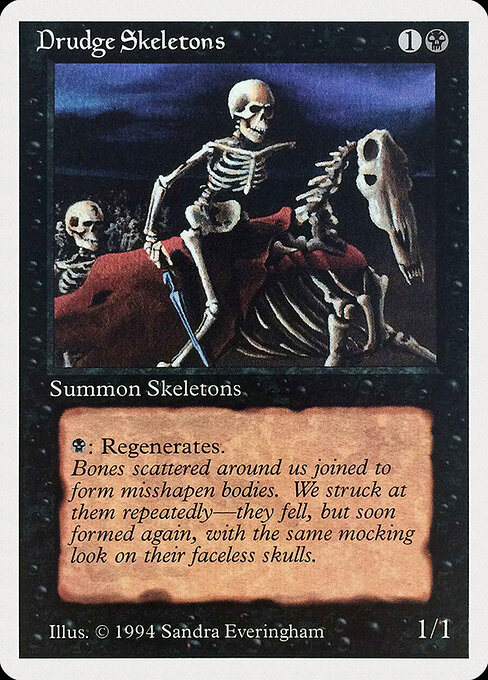 Carta Esqueletos esclavos — Summer Magic / Edgar · SUM · #107
