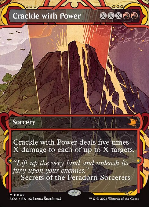 Crepitar con poder — Secrets of Strixhaven Mystical Archive