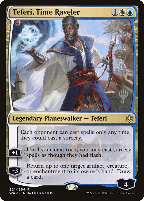 Teferi, manipulador del tiempo — War of the Spark Promos