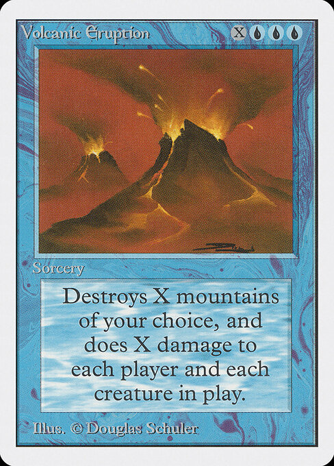 Carta Erupción volcánica — Unlimited Edition · 2ED · #89