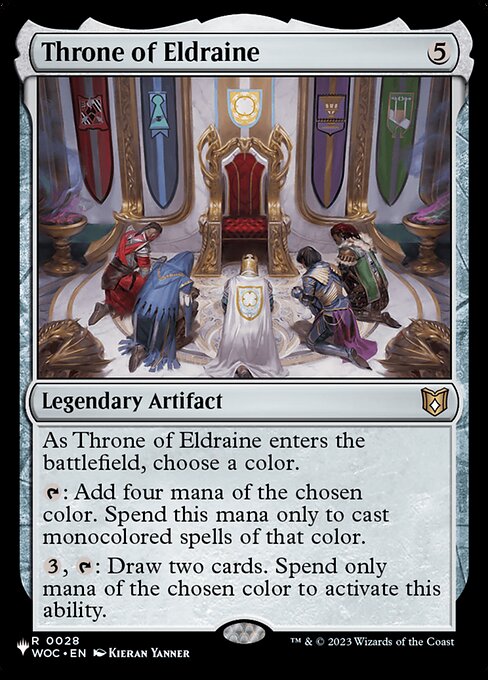 El trono de Eldraine — The List