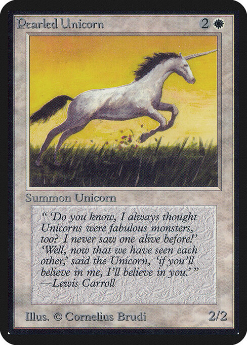 Unicornio perlado — Limited Edition Alpha