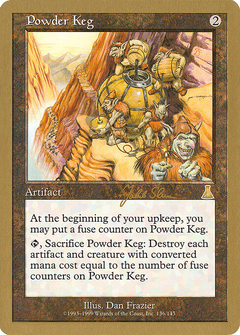 Carta Barril de pólvora — World Championship Decks 1999 · WC99 · #js136a