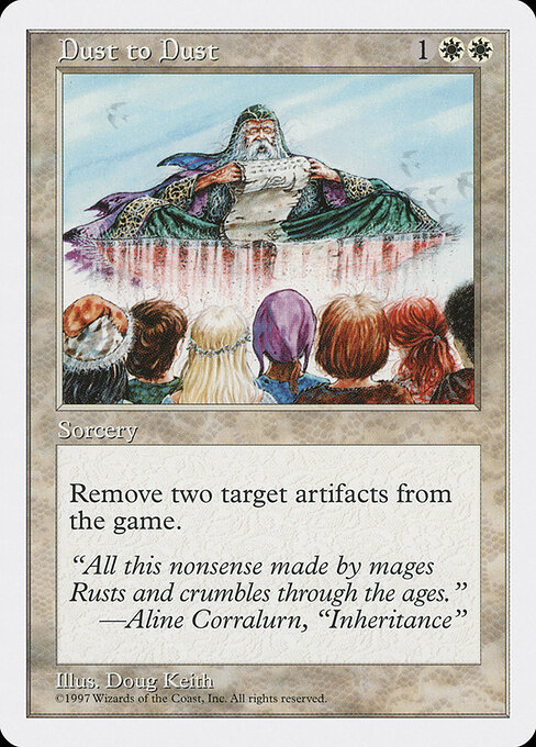 Carta Polvo al polvo — Fifth Edition · 5ED · #29