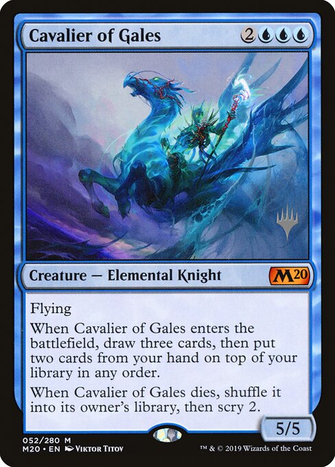 Carta Caballero de la tempestad — Core Set 2020 Promos · PM20 · #52p