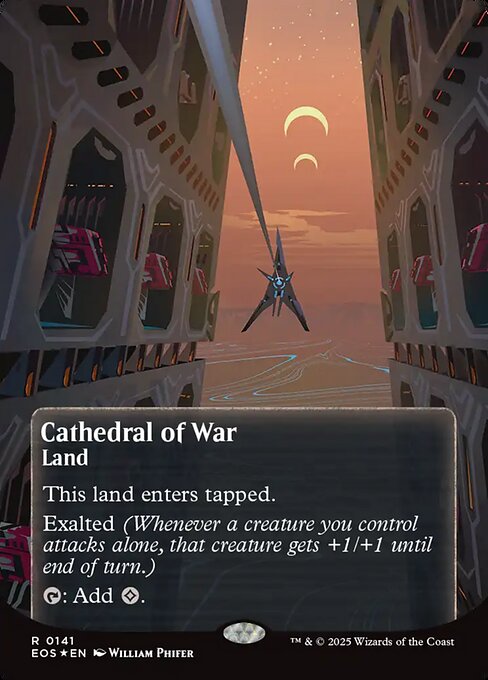 Carta Catedral de la guerra — Edge of Eternities: Stellar Sights · EOS · #141