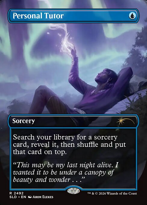 Carta Tutor personal — Secret Lair Drop · SLD · #2492