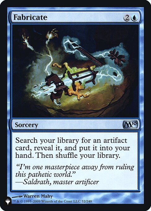 Fabricar — The List