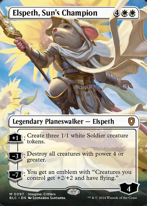 Elspeth, campeona del sol — Bloomburrow Commander