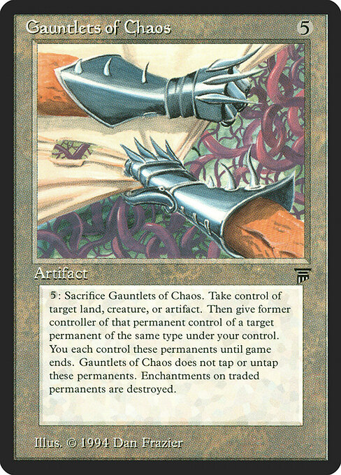 Carta Guanteletes del Caos — Legends · LEG · #278
