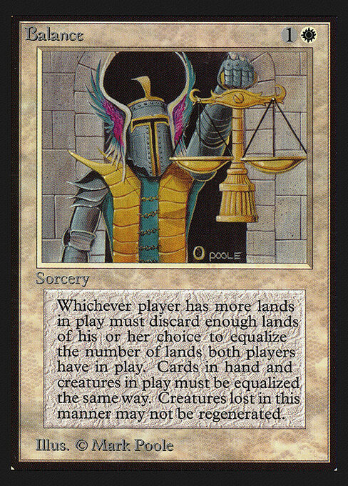 Carta Equilibrio — Collectors' Edition · CED · #3