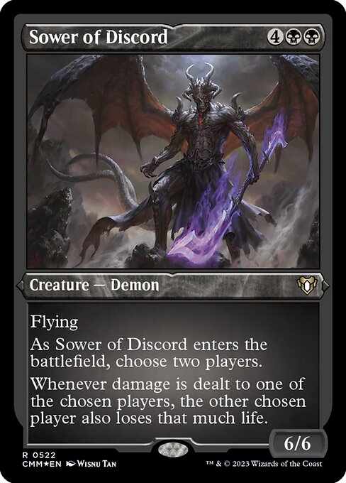 Carta Sembrador de discordia — Commander Masters · CMM · #522